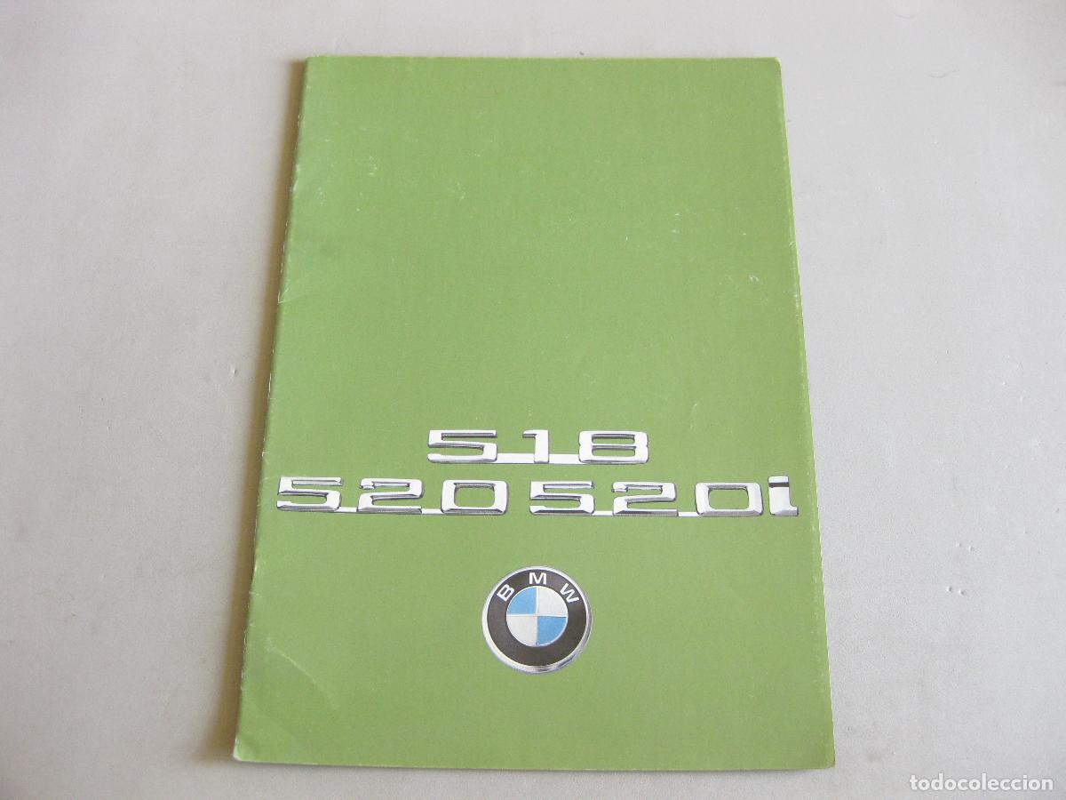 Coches y motocicletas: CAT&Aacute;LOGO DE VENTA DEL AUTOMOVIL BMW 518, 520 Y 520I. EDICI&Oacute;N CASTELLANO. 1976