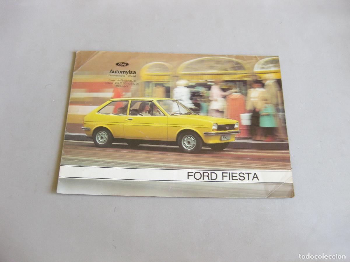 Coches y motocicletas: CAT&Aacute;LOGO POSTER DEL AUTOM&Oacute;VILES FORD FIESTA DE 1979
