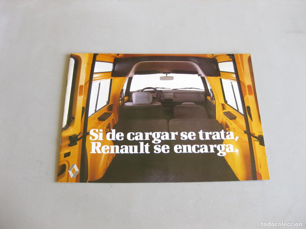 Coches y motocicletas: CAT&Aacute;LOGO PUBLICITARIO DE LA FURGONETA RENAULT TRAFIC, Y MASTER, EXPRESS Y 4 F6. 1988