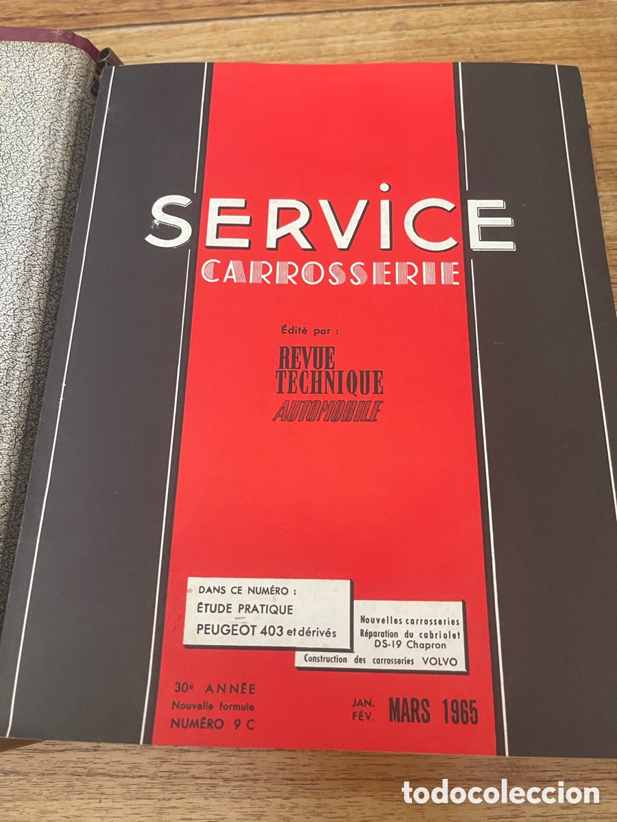 Coches y motocicletas: Service Carrosserie ETAI 1964-1967 8 n&uacute;meros FR