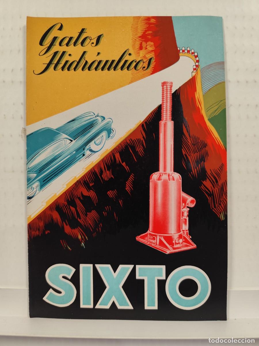Coches y motocicletas: ANTIGUO CATALOGO PUBLICIDAD GATOS HIDRAULICOS SIXTO