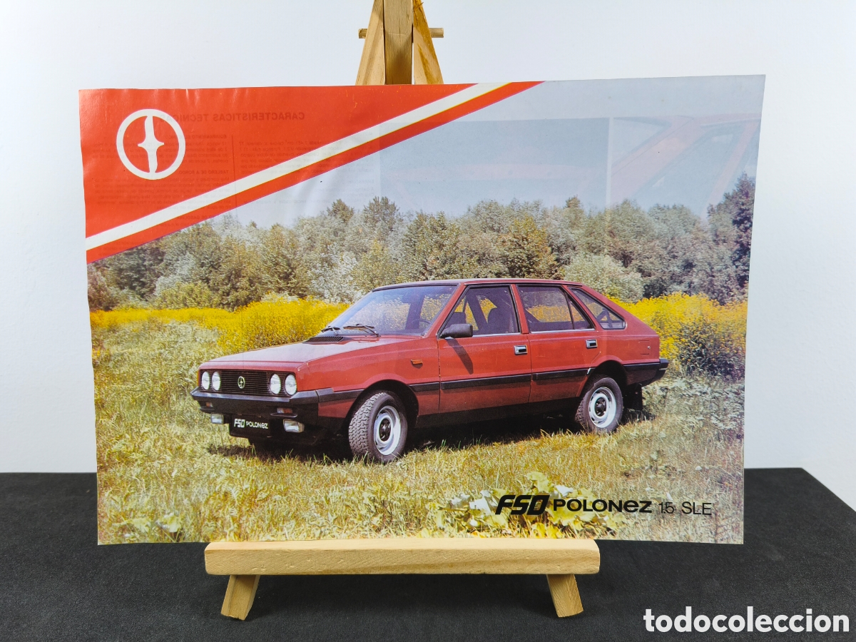 Carros e motociclos: Catalogo folleto FSO Polonez 1.5 SLE a&ntilde;os 80 en espa&ntilde;ol