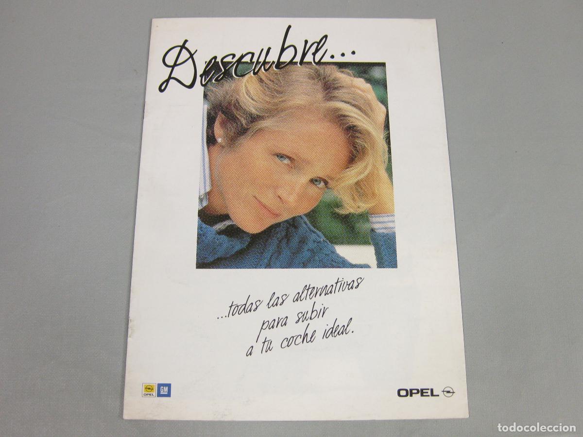 Coches y motocicletas: CAT&Aacute;LOGO PUBLICITARIO DESPLEGABLE DE VENTA DEL OPEL ASTRA. GSI, 3 Y 5. 1992