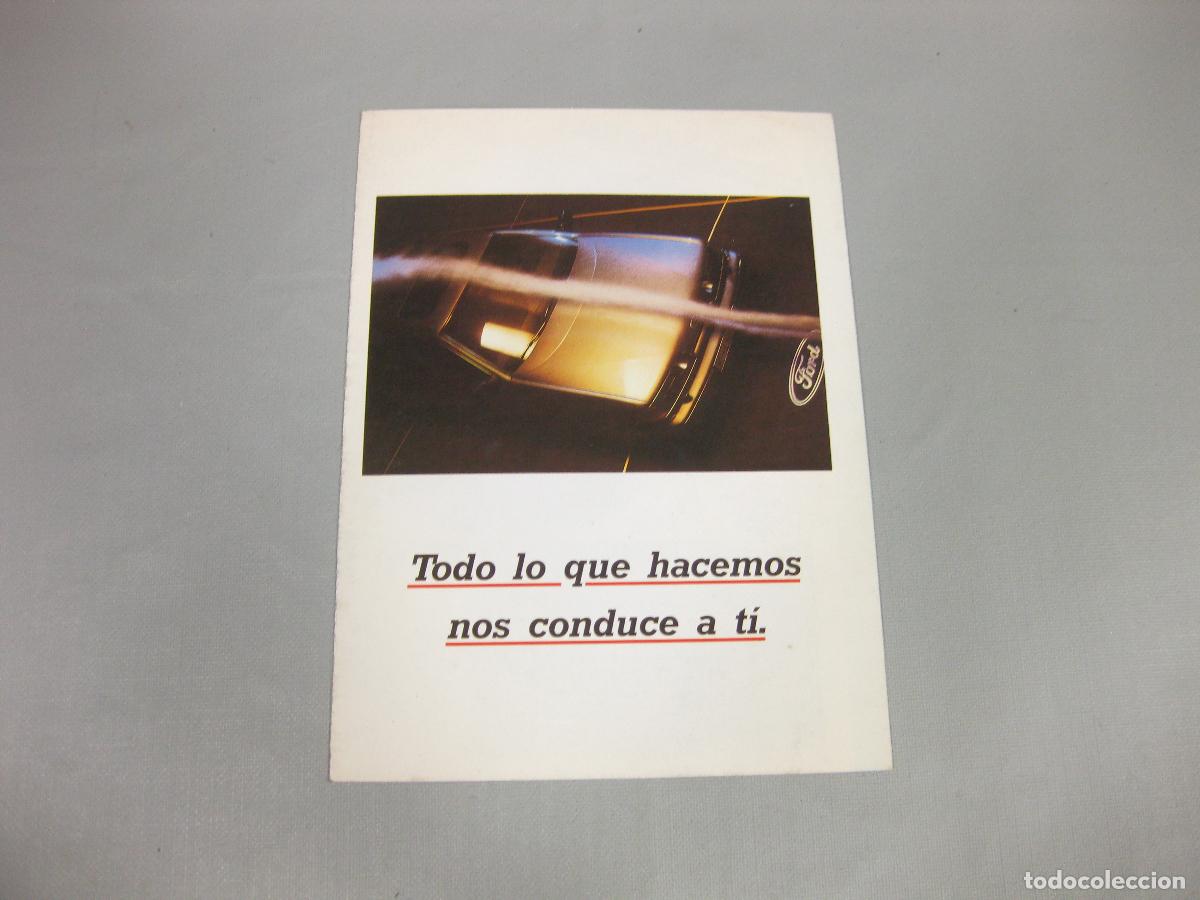 Coches y motocicletas: CAT&Aacute;LOGO PUBLICITARIO DESPLEGABLE DE VENTA DE AUTOM&Oacute;VILES, MODELOS Y TALLERES FORD. MADRID