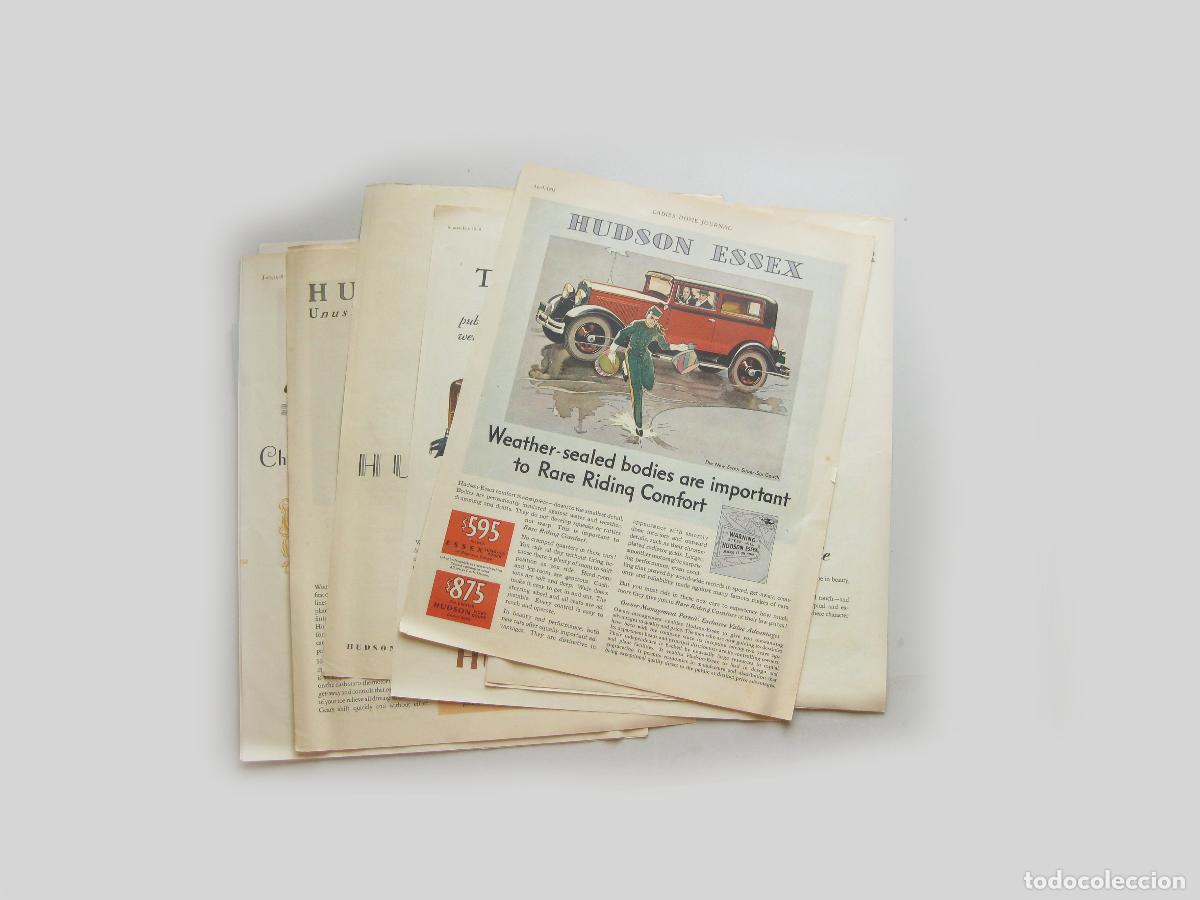 Coches y motocicletas: LOTE DE 12 L&Aacute;MINAS ANTIGUAS PUBLICITARIAS DE AUTOM&Oacute;VILES HUDSON ESSEX DE RECORTES DE REVISTA