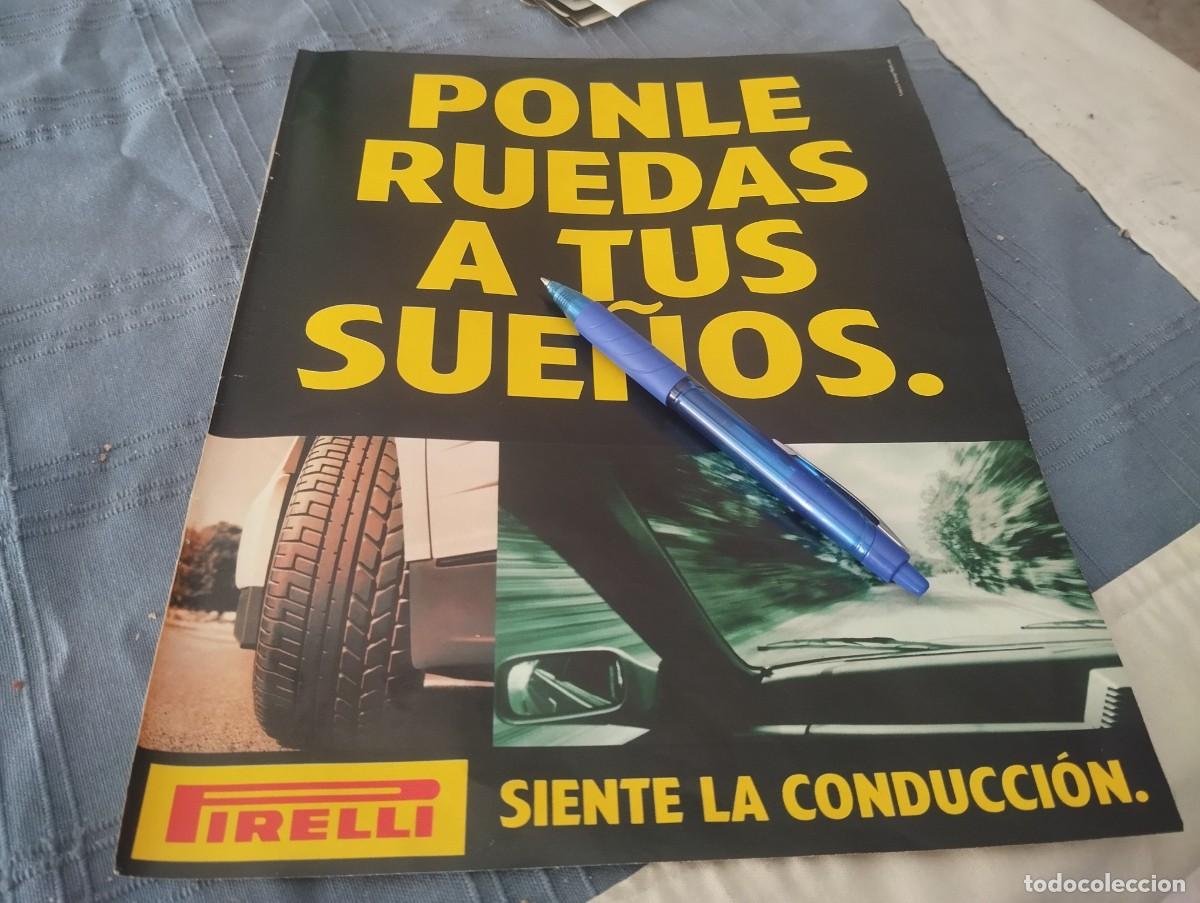 Automobili e Motociclette: NEUM&Aacute;TICOS PIRELLI ANUNCIO PUBLICIDAD REVISTA 1992 BONITO PARA ENMARCAR