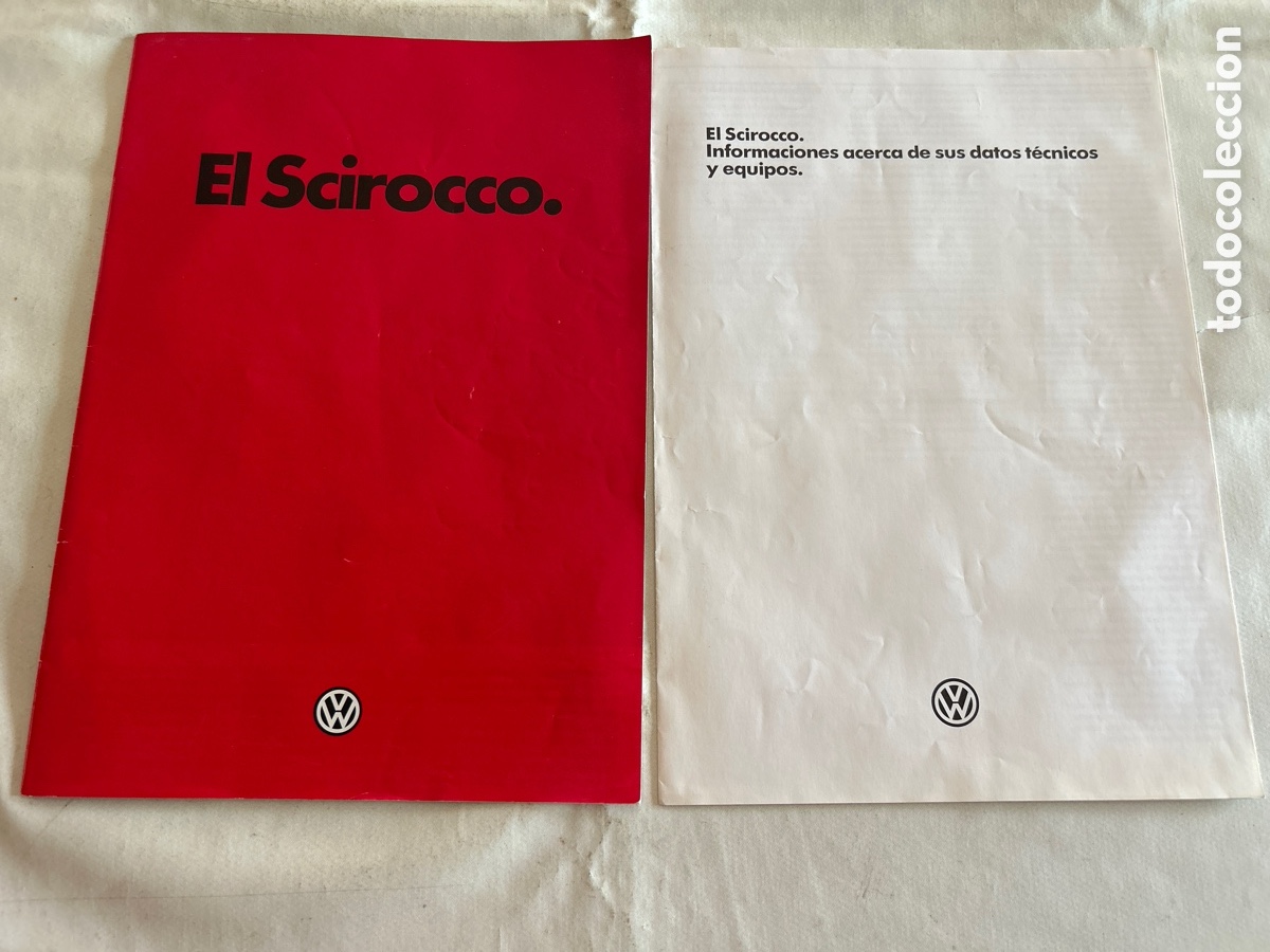Automobili e Motociclette: Catalogo publicidad Volkswagen Scirocco