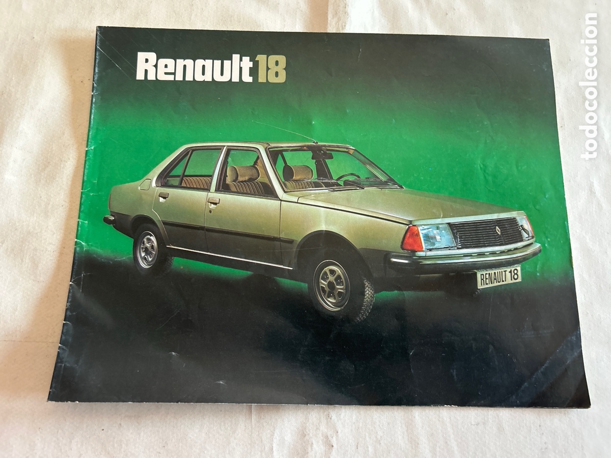 Carros e motociclos: Catalogo publicidad Renault 18. 1978