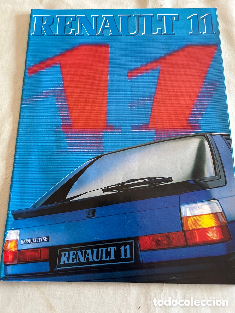 Carros e motociclos: Catalogo publicidad Renault 11.1983