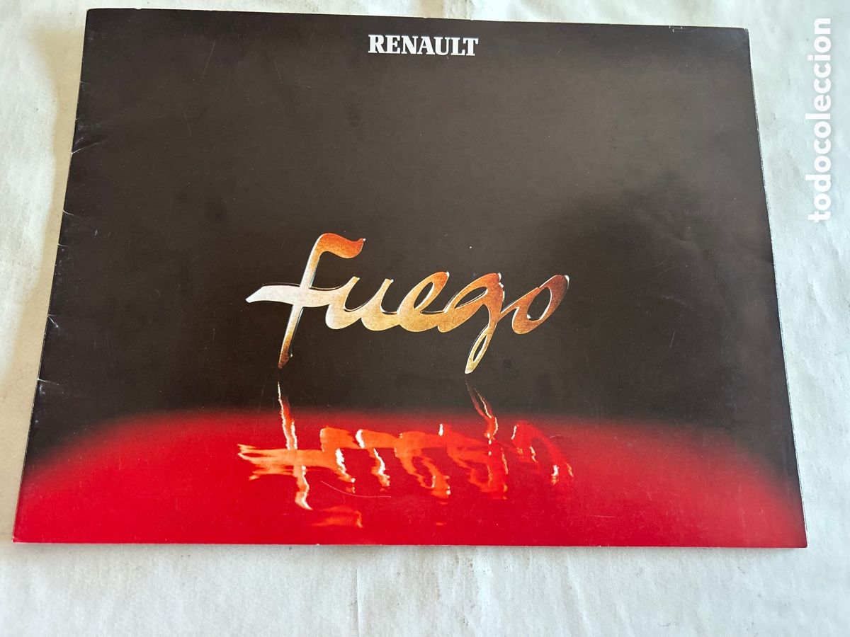 Carros e motociclos: Catalogo publicidad Renault Fuego 1981