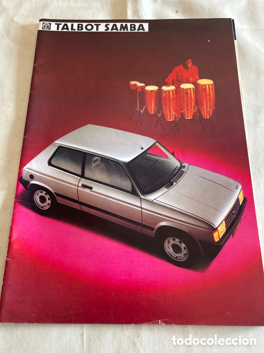 Carros e motociclos: Catalogo publicidad Talbot Samba.1984