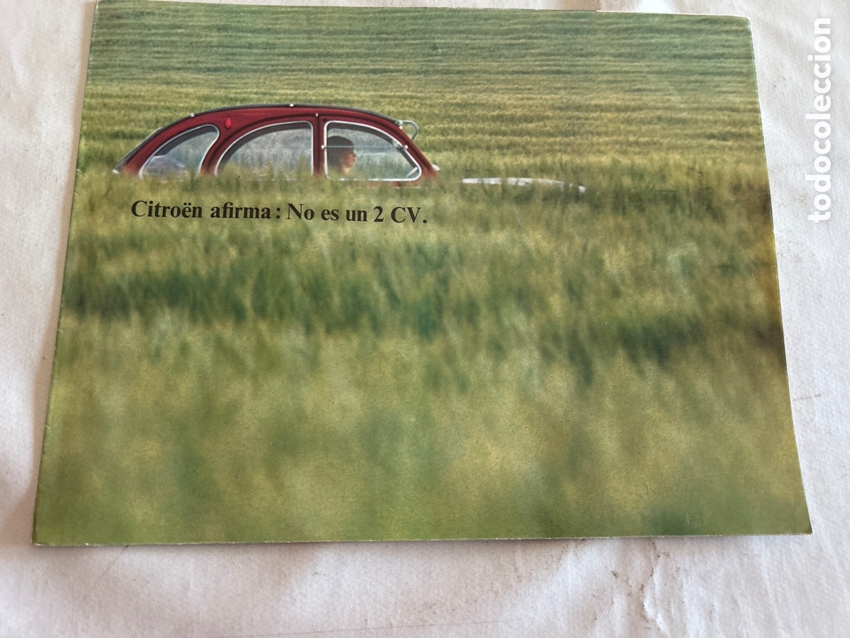 Carros e motociclos: Catalogo publicidad Citro&euml;n 2CV