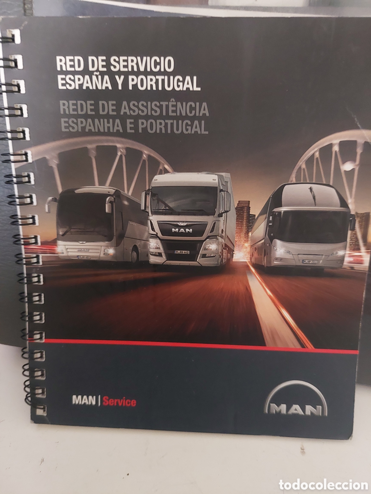 Coches y motocicletas: Man cat&aacute;logo Red servicio espa&ntilde;ol y portugu&eacute;s