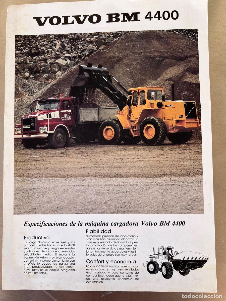 Automobili e Motociclette: CATALOGO MAQUINA CARGADORA VOLVO BM 4400 DE 1979 ESPECIFICACIONES