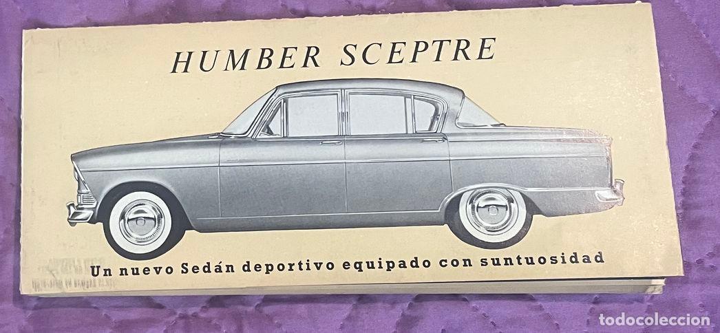 Coches y motocicletas: CATALOGO PUBLICITARIO DESPLEGABLE COCHE AUTOMOVIL HUMBER SCEPTRE IDIOMA ESPA&Ntilde;OL