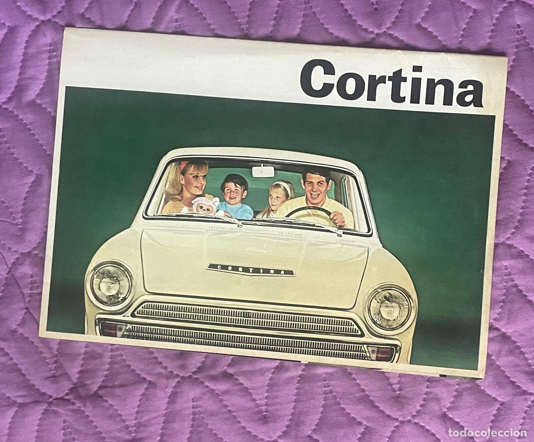 Coches y motocicletas: CATALOGO PUBLICITARIO DESPLEGABLE COCHE AUTOMOVIL FORD CORTINA IDIOMA ESPA&Ntilde;OL
