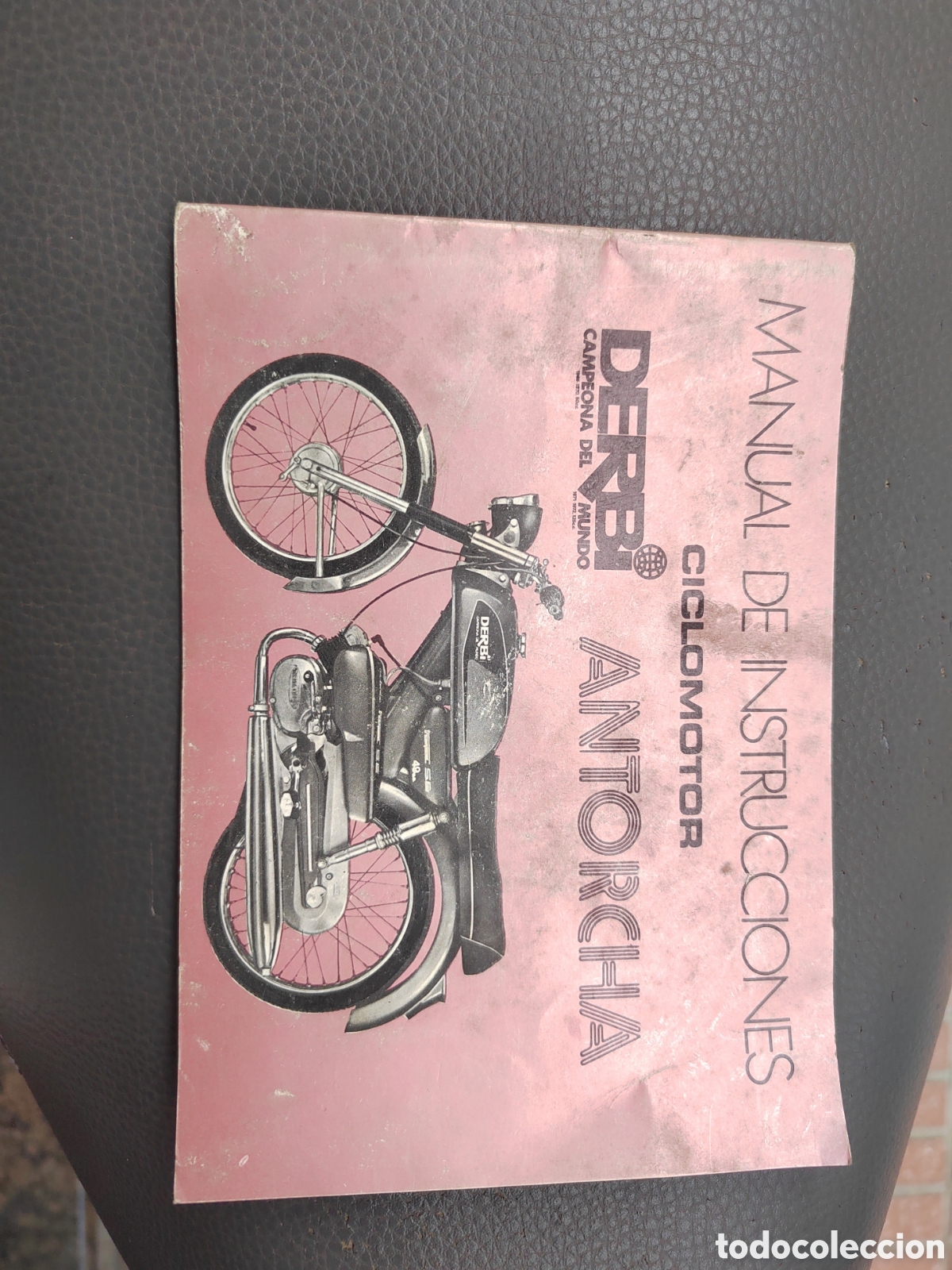 Cars and Motorcycles: Manual de instrucciones derbi antorcha