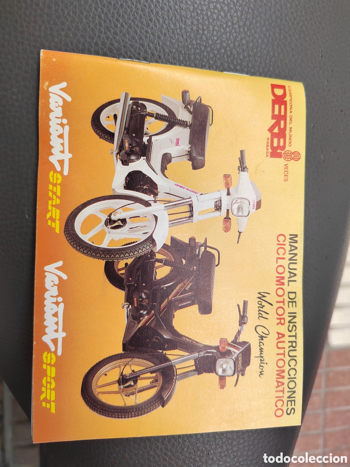 Cars and Motorcycles: Manual de instrucciones ciclomotor variante start variant sport