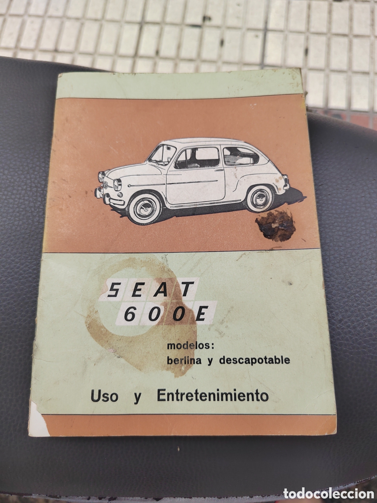 Cars and Motorcycles: Manual uso y entretenimiento Seat 600 E
