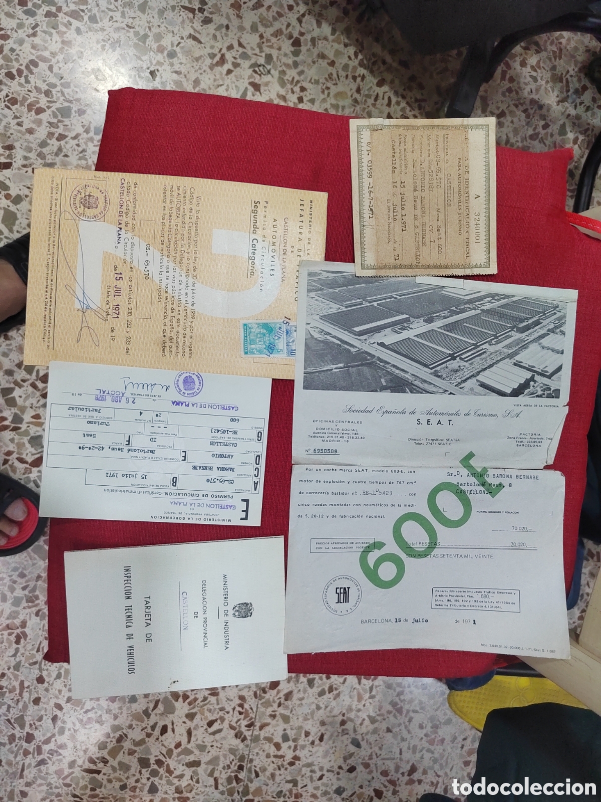 Cars and Motorcycles: Antiguos Documentos Seat 600