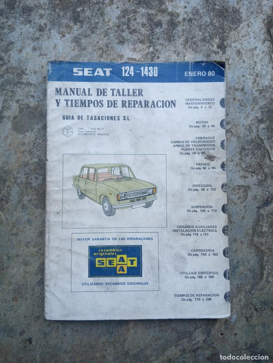 Coches y motocicletas: MANUAL TALLER SEAT 124-1430