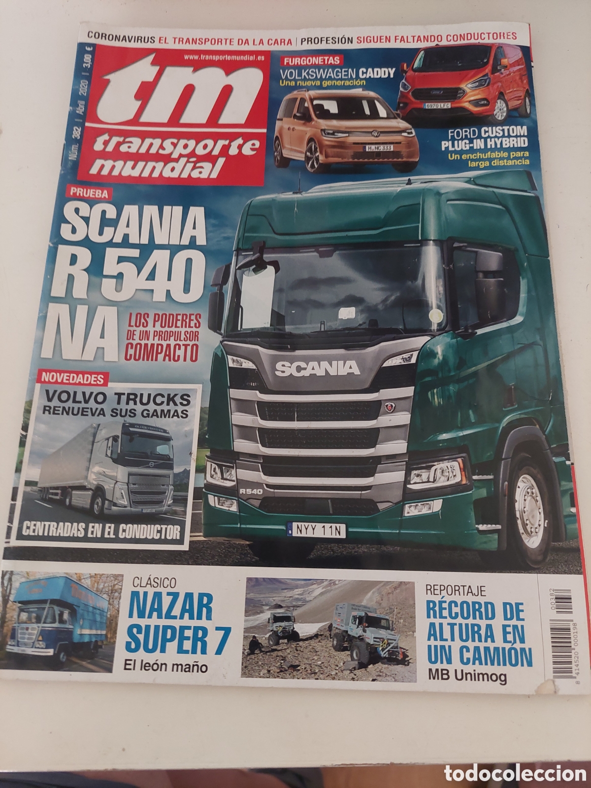 Coches y motocicletas: REVISTA TM TRASPORTE MUNDIAL 382 2020