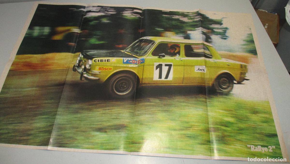 Coches y motocicletas: Poster, publicidad, SIMCA 1000 RALLYE 2 RACING TEAM S.R.T., Chrysler, original a&ntilde;os 70