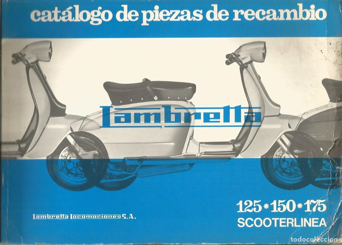 Coches y motocicletas: CAT&Aacute;LOGO DE PIEZAS DE RECAMBIO LAMBRETTA 125*150*175 SCOOTERLINEA