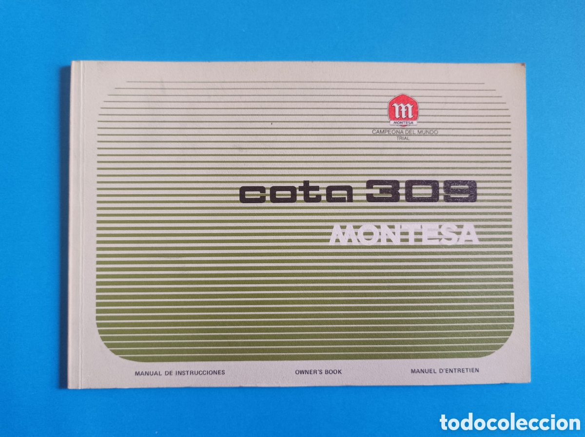 Coches y motocicletas: Manual de instrucciones nuevo MONTESA COTA 304. Formato 210mm x 150mm. Tres idiomas