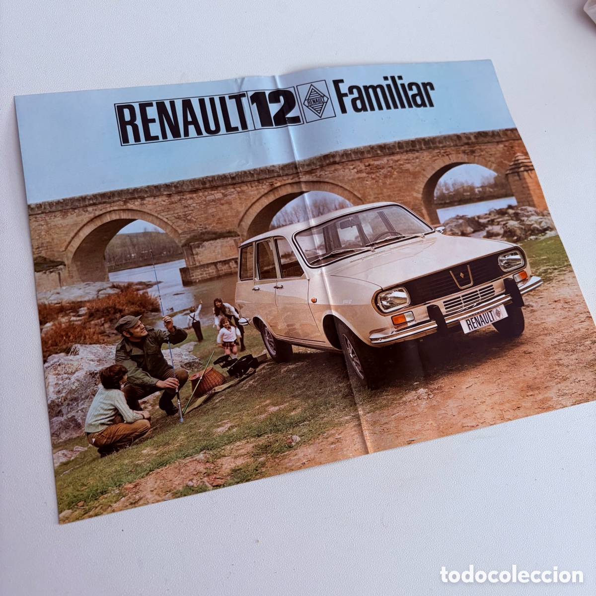 Coches y motocicletas: catalogo folleto publicidad original renault 12 familiar 1970