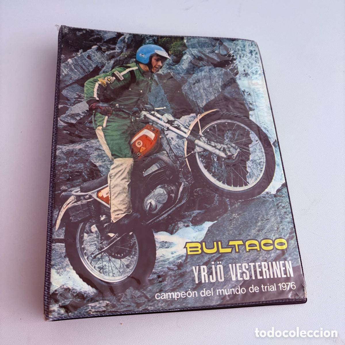 Coches y motocicletas: carpeta archivador de 1976 bultaco narcis casas yrjo vesterinen trial motocross