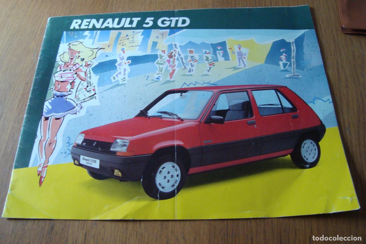 Coches y motocicletas: ANTIGUO MANUAL CARACTERISTICAS TECNICAS COCHE RENAULT 5 GTD
