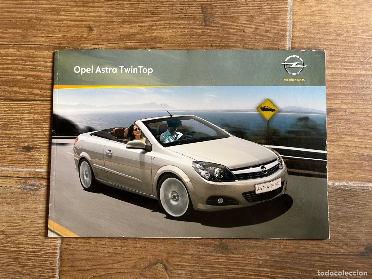 Coches y motocicletas: ANTIGUO CAT&Aacute;LOGO OPEL ASTRA TWIN TOP