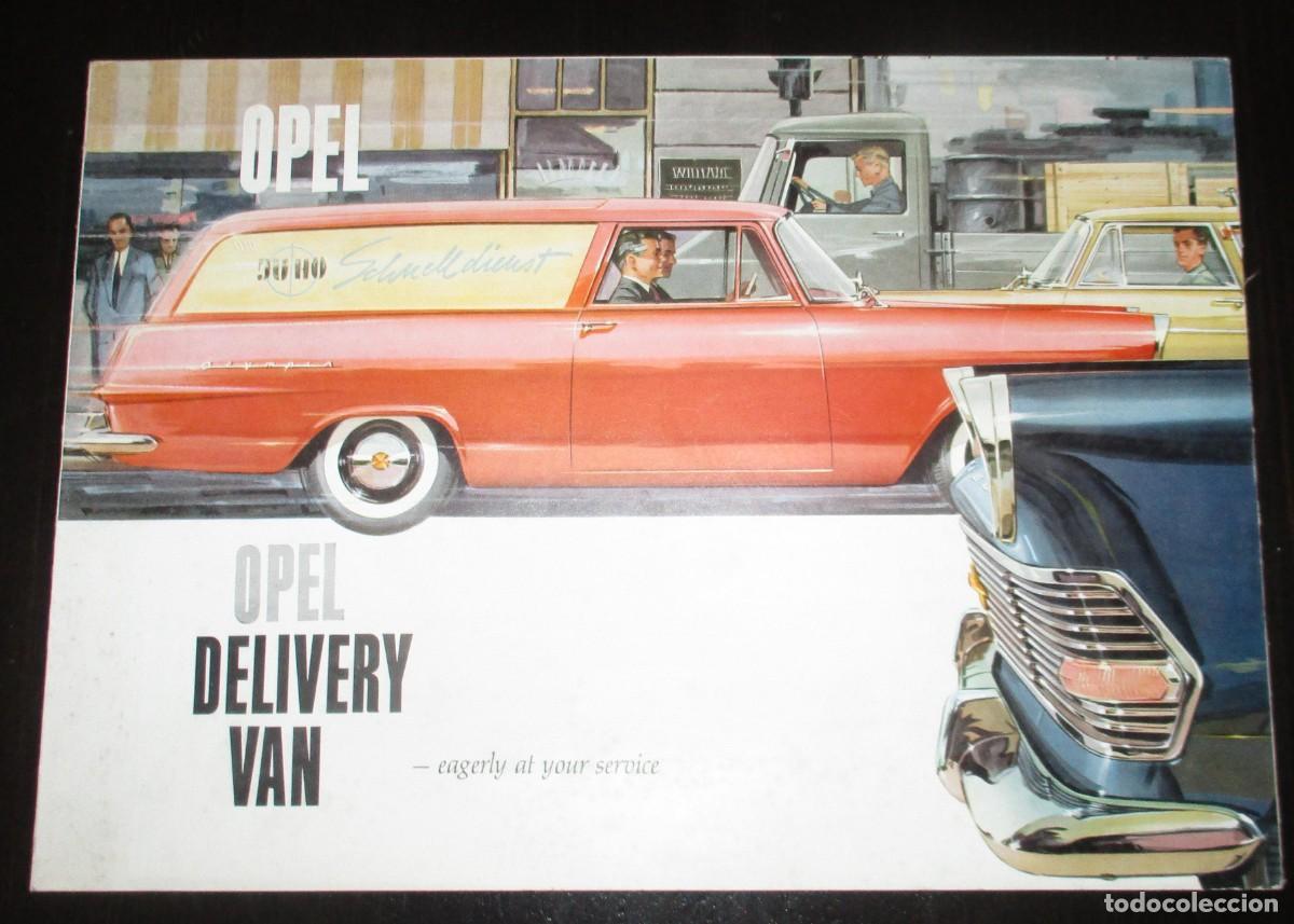 Coches y motocicletas: CAT&Aacute;LOGO FURG&Oacute;N OPEL ORIGINAL DE LOS A&Ntilde;OS 60. OPEL DELIVERY VAN.