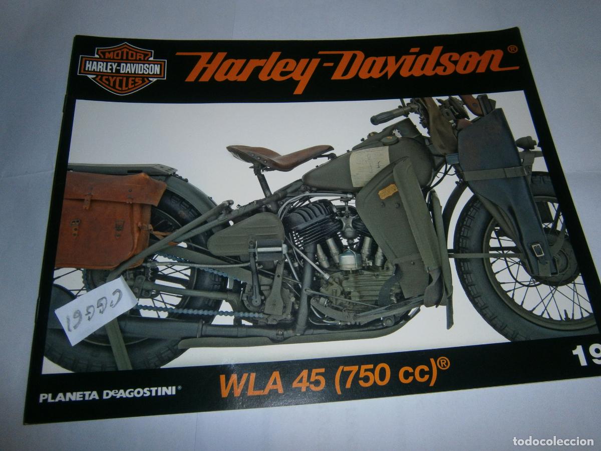 Coches y motocicletas: FASCICULO COLECCIONABLE HARLEY-DAVDSON WLA 45 (1942)