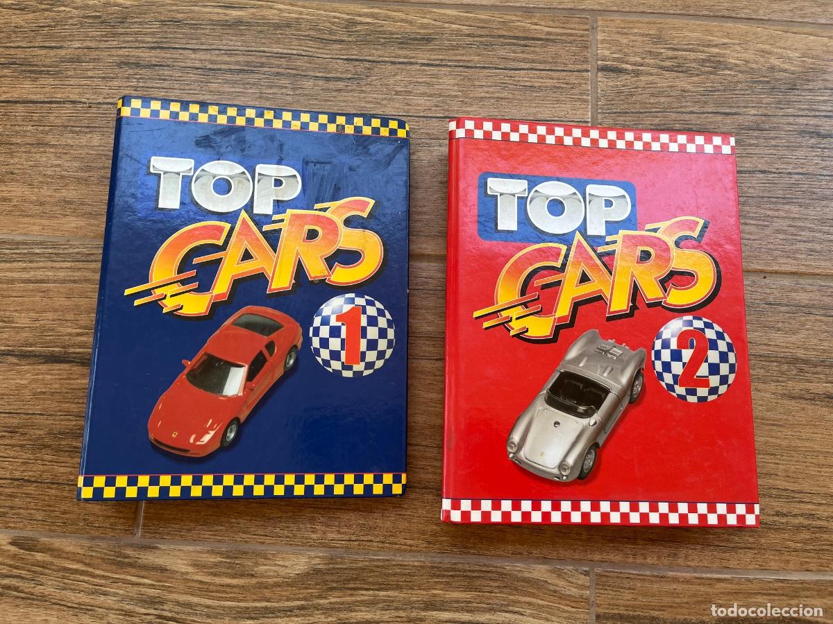 Coches y motocicletas: &Aacute;lbum TOP CARS TOMOS 1 y 2 grandes marcas - CON UN MONT&Oacute;N DE FICHAS