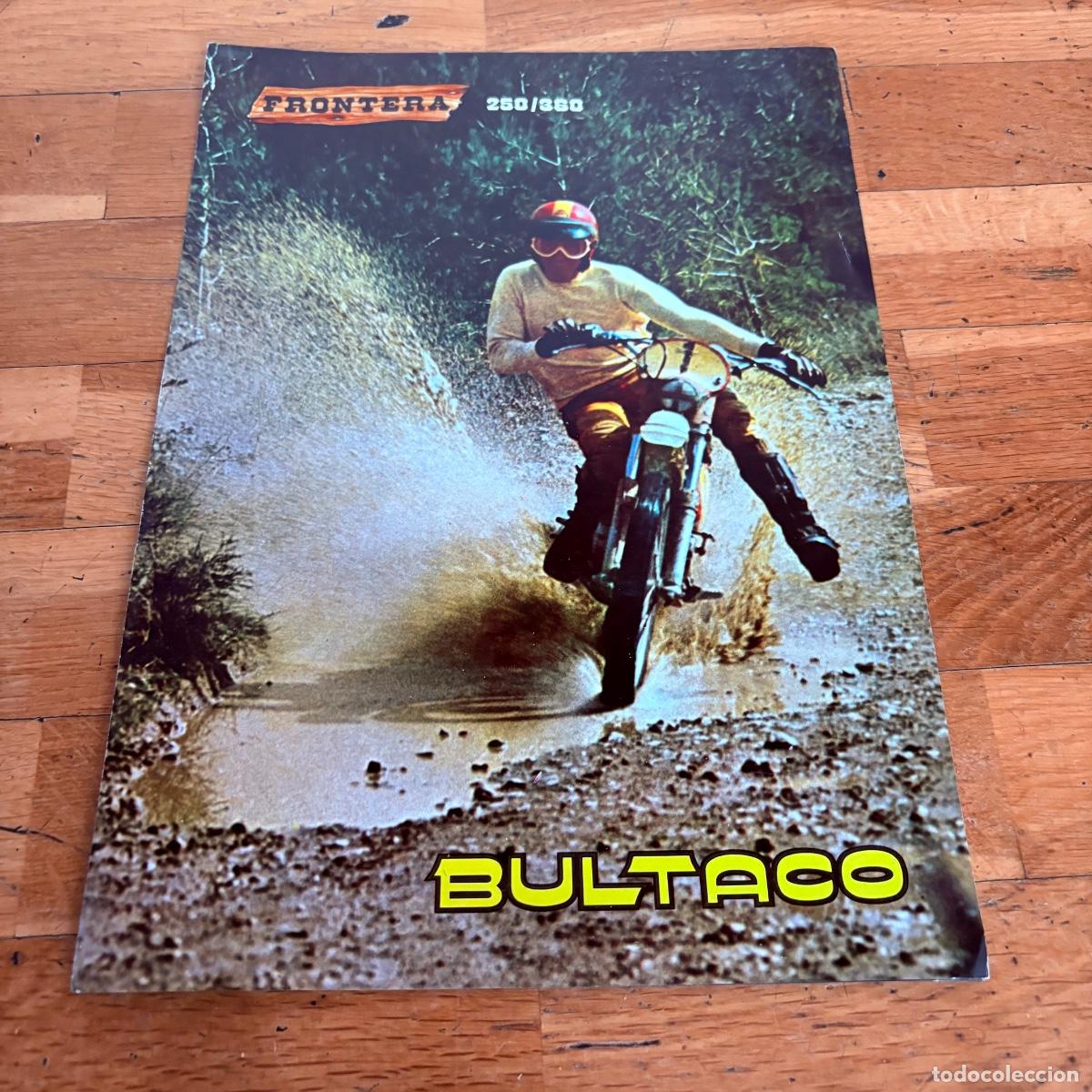 Coches y motocicletas: Cat&aacute;logo folleto publicidad original bultaco frontera 250 / 360 de 1974