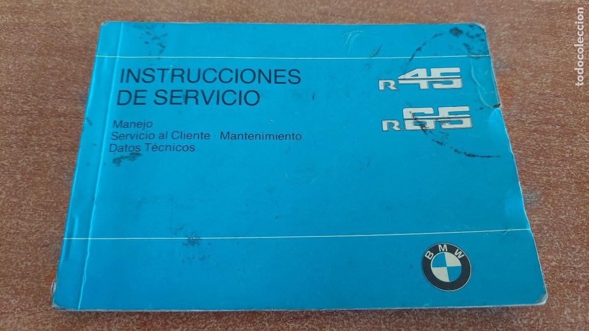 Coches y motocicletas: Instrucciones Moto BMW R45 y R65
