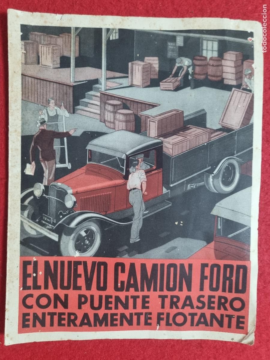 Coches y motocicletas: PUBLICIDAD NUEVO CAMION FORD MOTOR IBERICA ORIGINAL