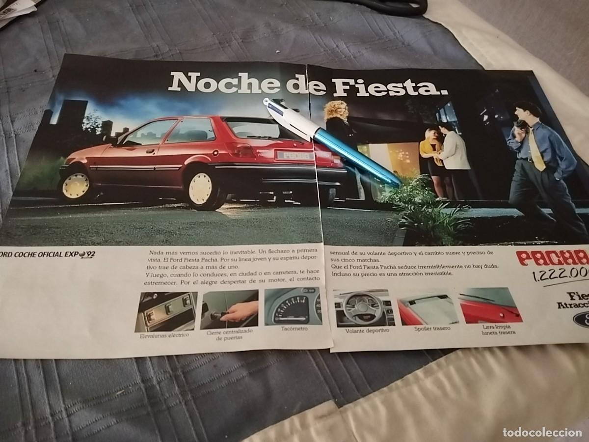 Coches y motocicletas: COCHE FORD FIESTA PACHA ANUNCIO PUBLICIDAD REVISTA 1991 BONITO PARA ENMARCAR