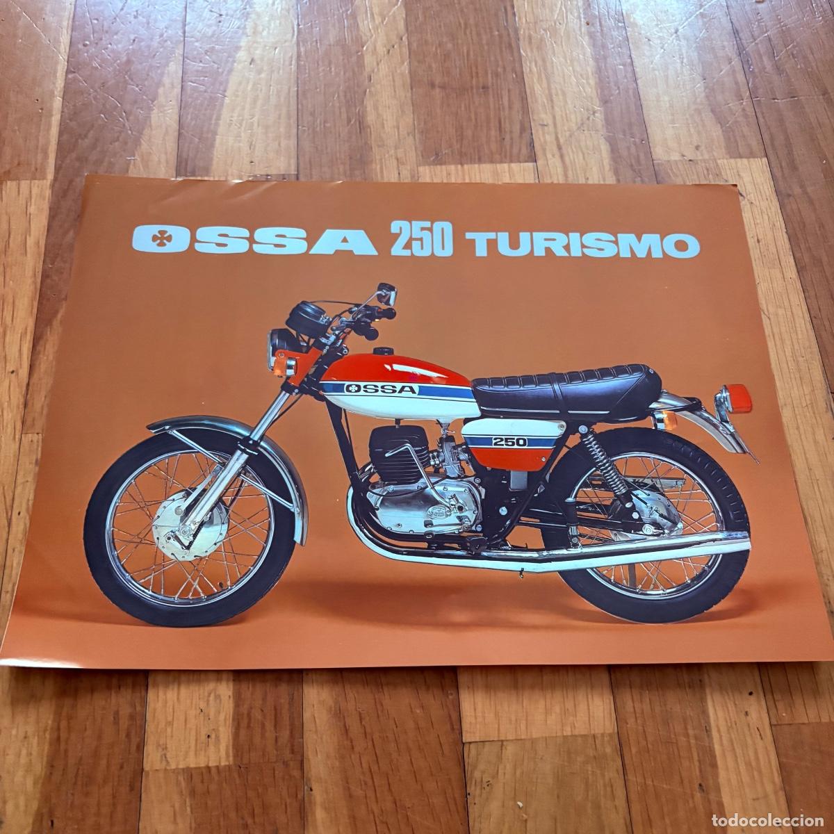 Coches y motocicletas: Cat&aacute;logo folleto publicidad ossa 250 turismo
