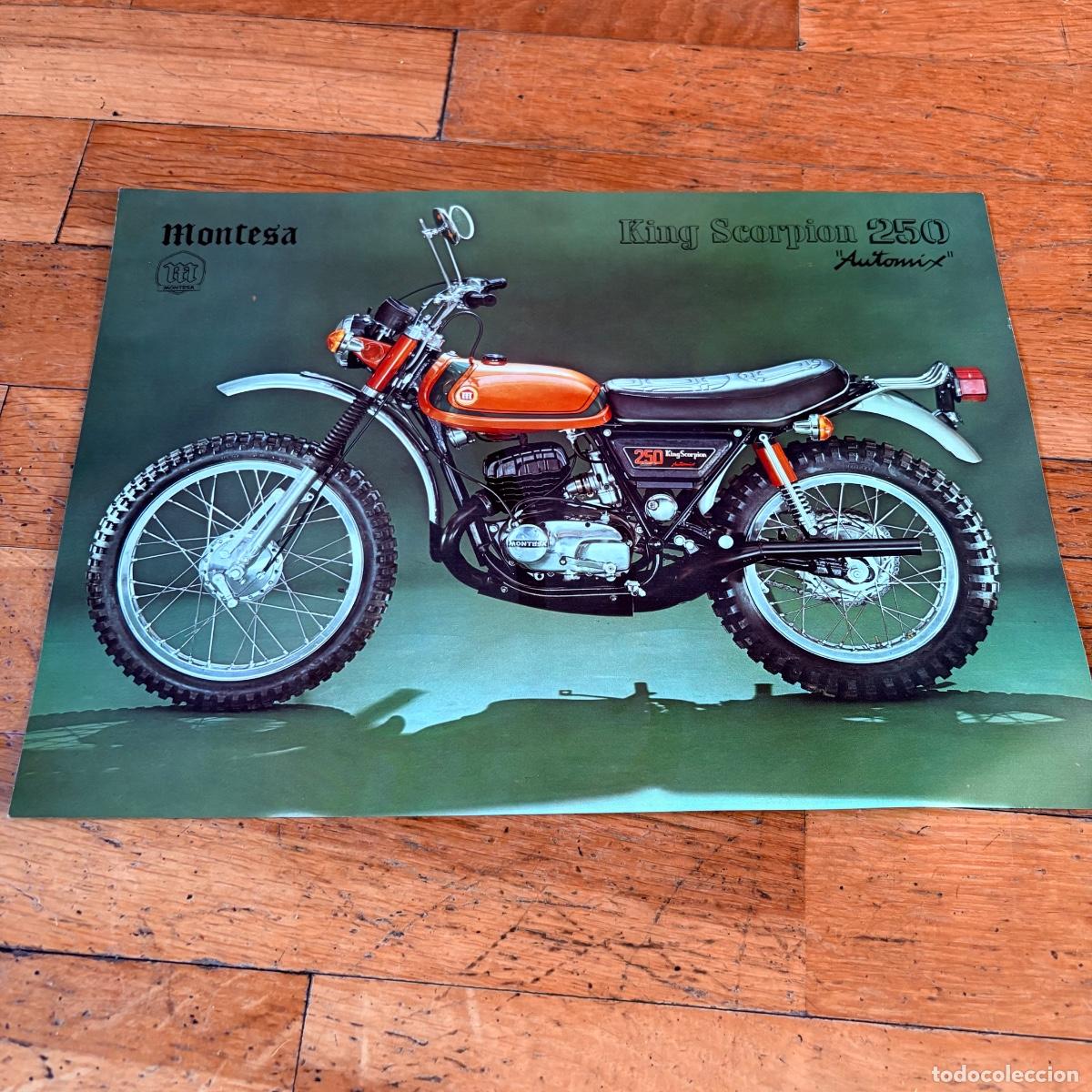 Coches y motocicletas: Cat&aacute;logo folleto publicidad original montesa king scorpion 250 automix