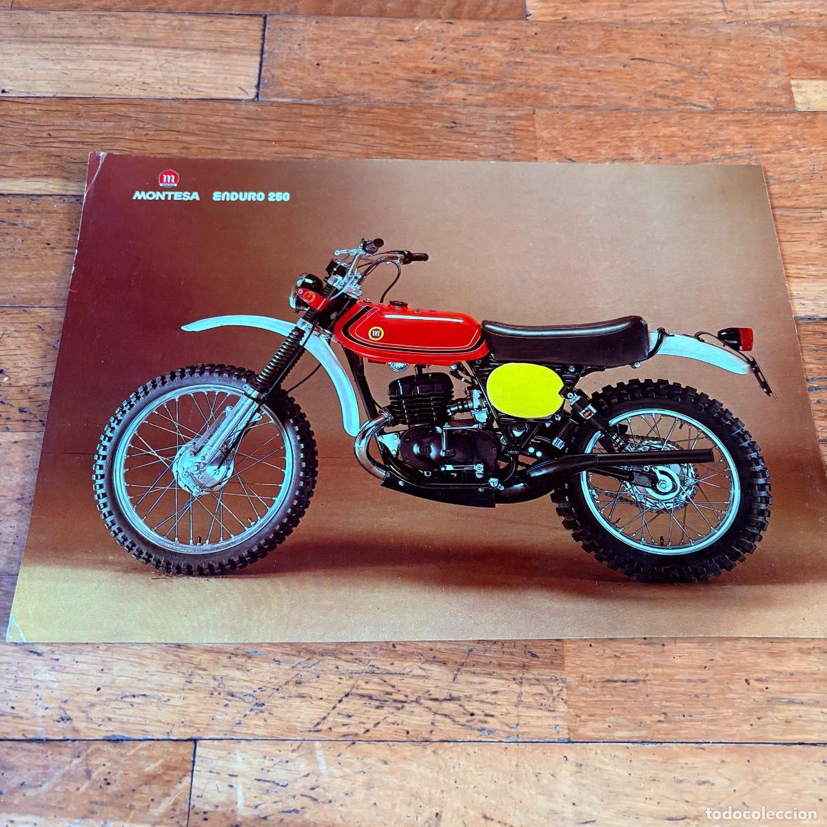 Coches y motocicletas: Cat&aacute;logo folleto publicidad original montesa enduro 250