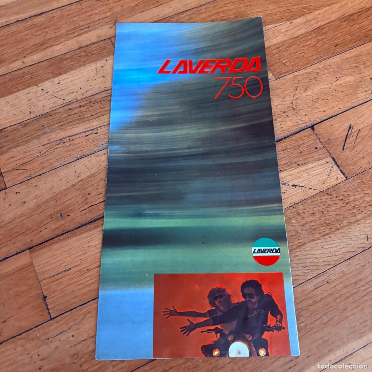 Coches y motocicletas: Cat&aacute;logo folleto publicidad original laverda 750 sf sfc gtl