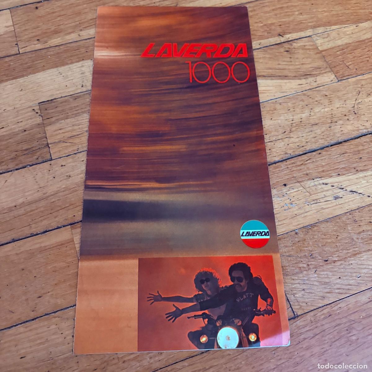 Coches y motocicletas: Cat&aacute;logo folleto publicidad original laverda 1000