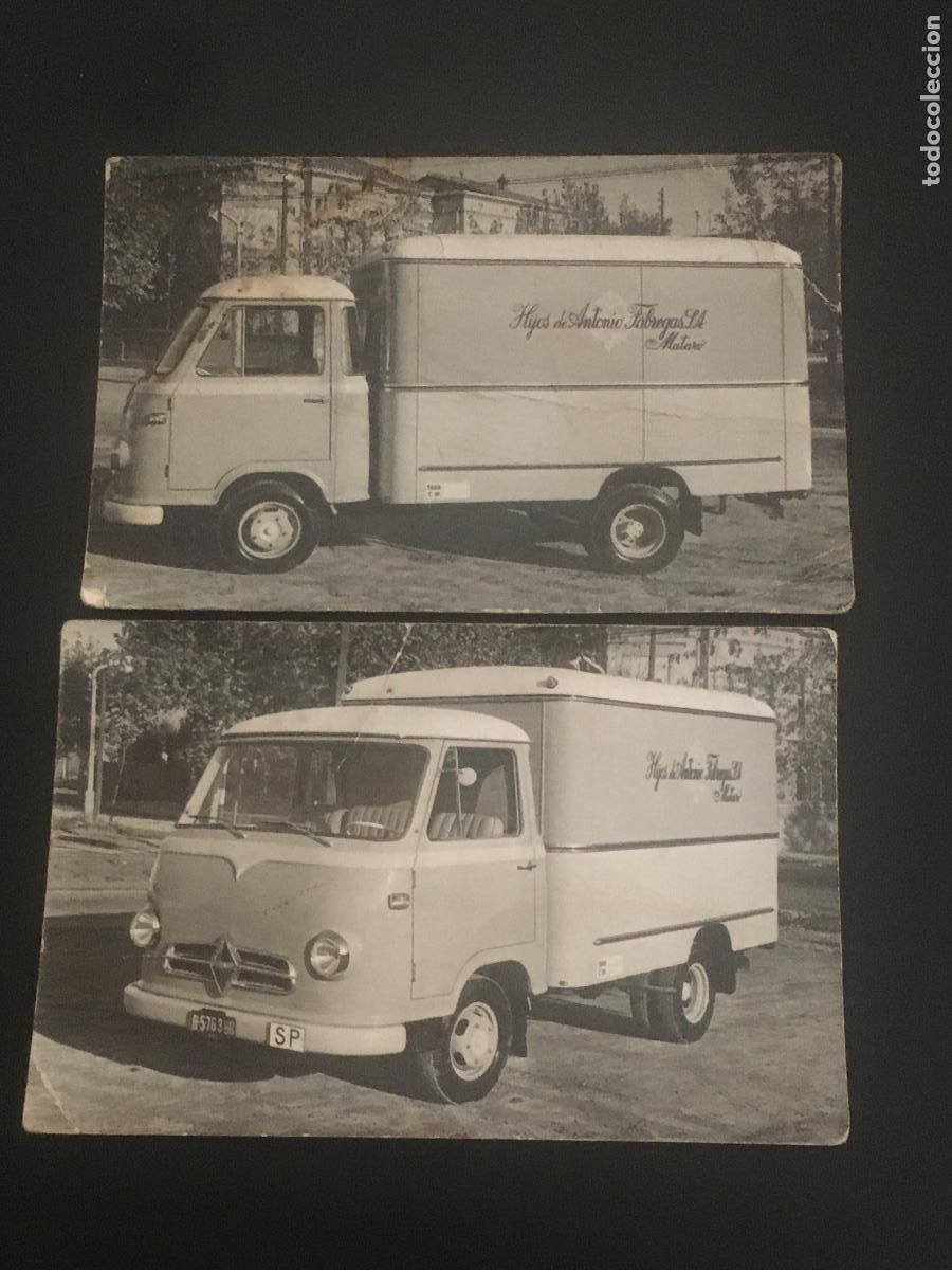 Coches y motocicletas: isabella coupe furgoneta 2 fotos originales antiguas hijos antonio fabregas mataro
