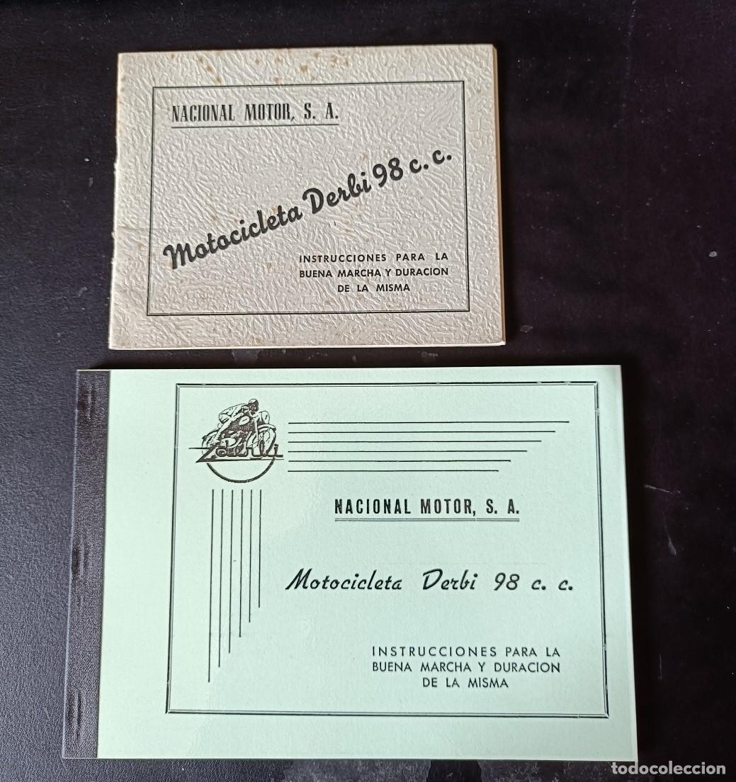 Coches y motocicletas: DERBI manual instrucciones 98cc cabeza hormiga cabezona