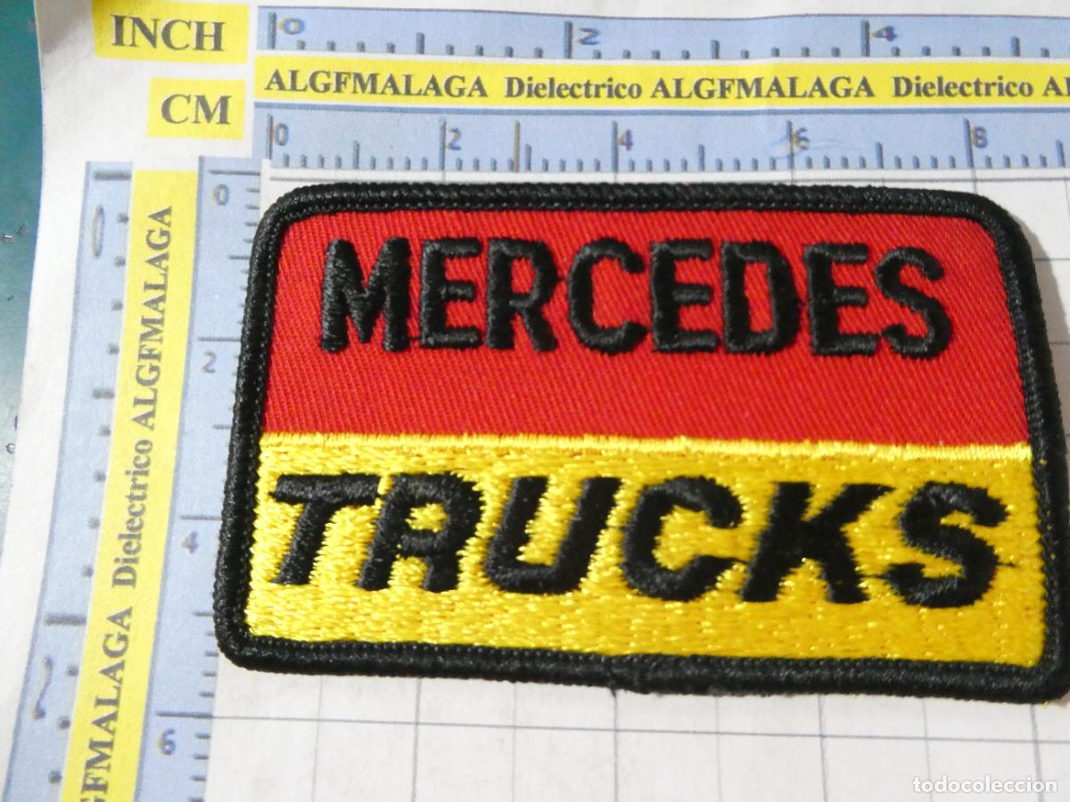 Coches y motocicletas: PARCHE DE TELA. COCHES MOTOS. CAMIONES CAMI&Oacute;N MERCEDES TRUCKS
