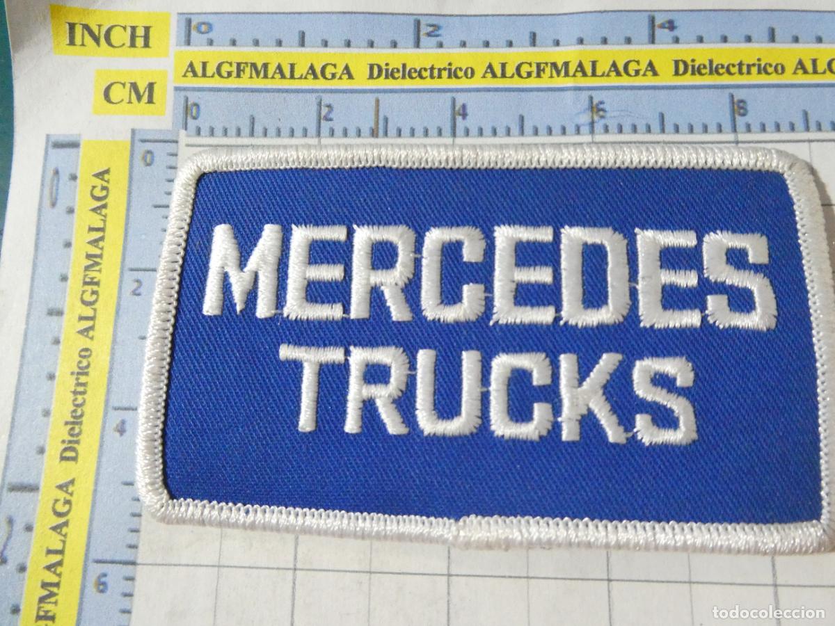 Coches y motocicletas: PARCHE DE TELA. COCHES MOTOS. CAMIONES CAMI&Oacute;N MERCEDES TRUCKS CAMIONEROS