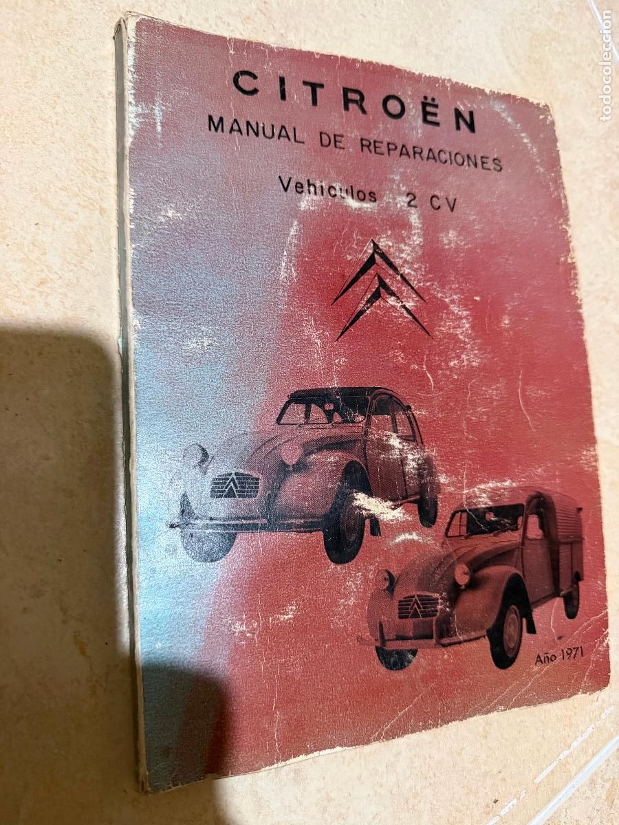 Coches y motocicletas: Manual de reparaciones veh&iacute;culos Citroen 2 cv